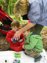 Outdoor nature classes for families and schools by Mud Pies